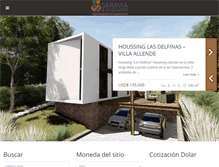 Tablet Screenshot of inmobiliariasaravia.com